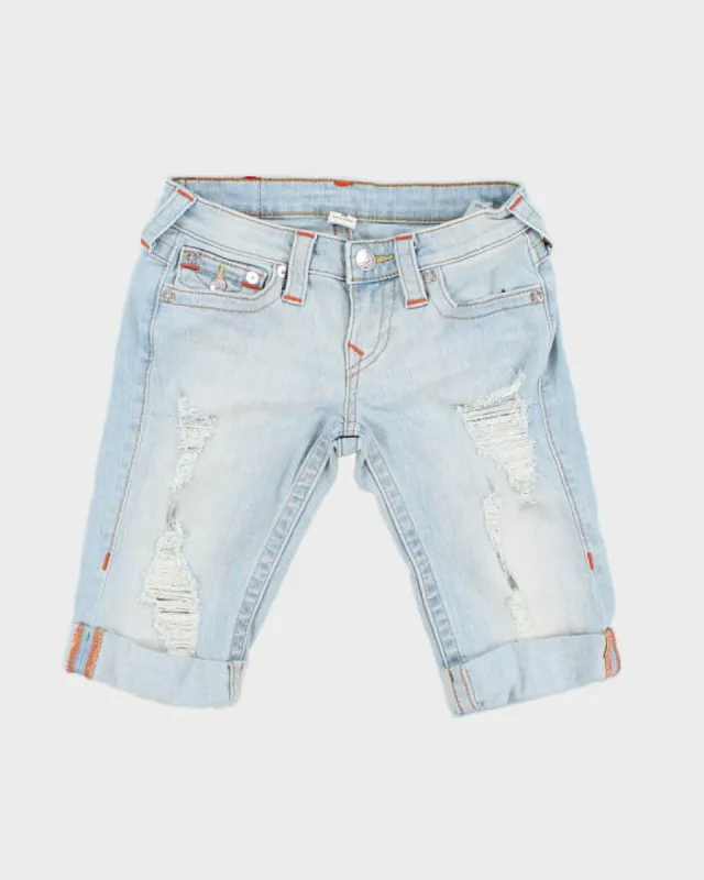 Vintage Y2K True Religion Denim Shorts - W24 sold by Rokit