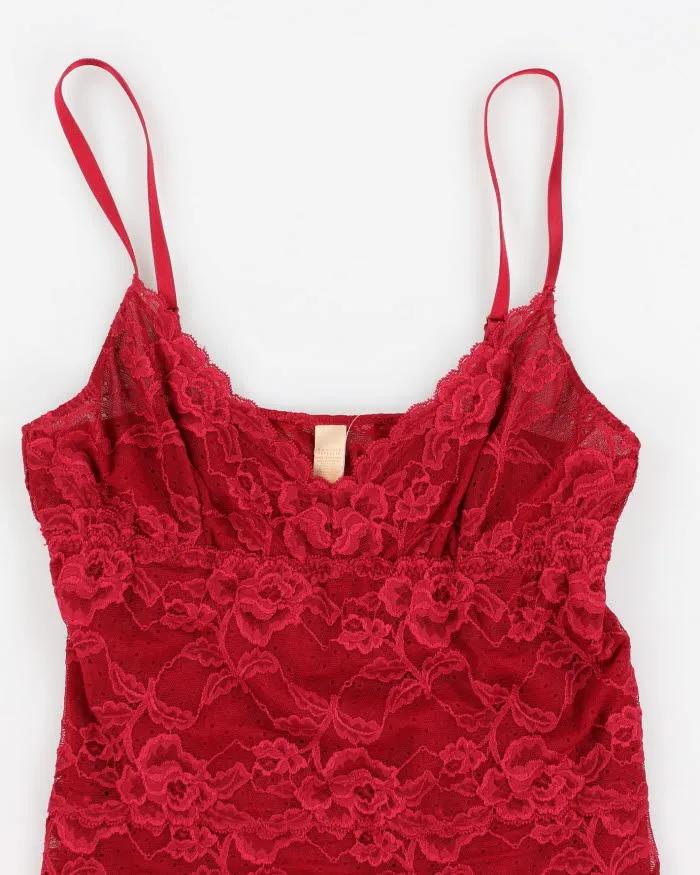 Banana Republic Red Lace Cami - M sold by Rokit product image thumbnail 3