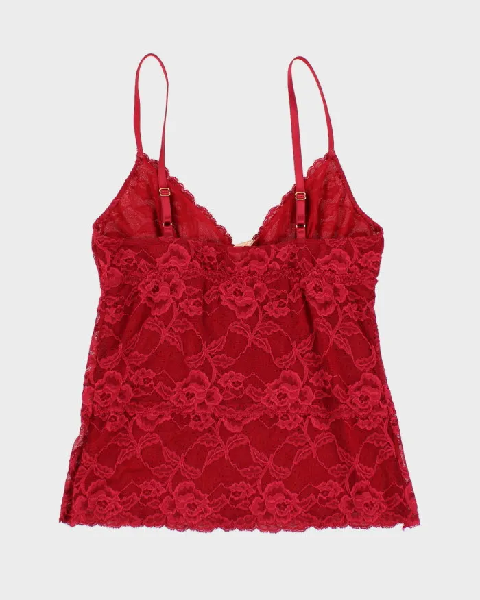 Banana Republic Red Lace Cami - M sold by Rokit product image thumbnail 2