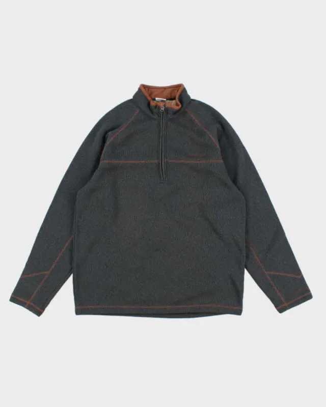 Mens Grey Columbia Quarter Zip Fleece - XL sold by Rokit