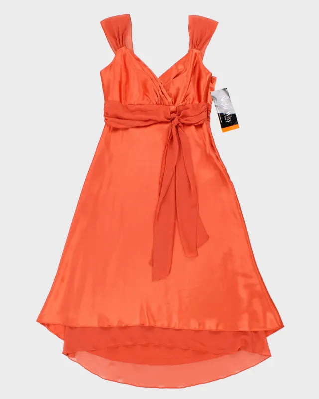 Vintage Night Way Collections Burnt Orange Dress -S sold by Rokit