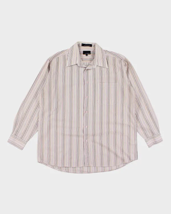 Y2k 00s Bill Blass Striper Shirty - XL sold by Rokit