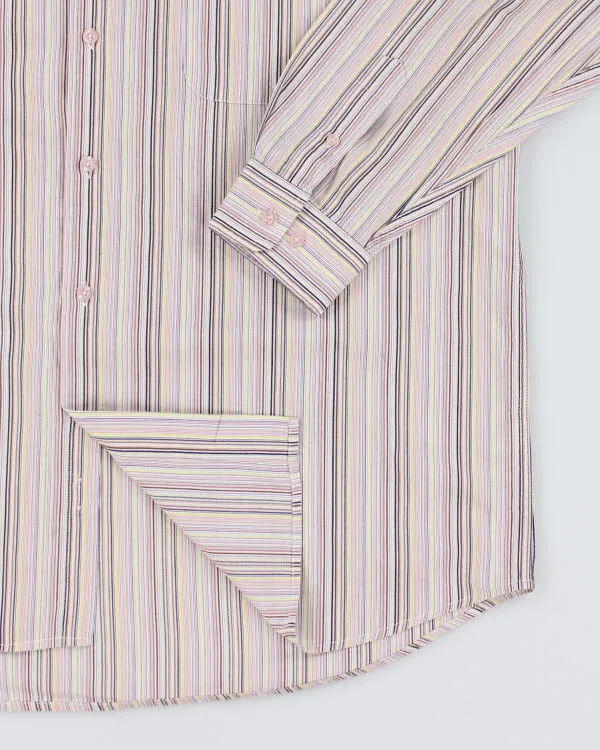 Y2k 00s Bill Blass Striper Shirty - XL sold by Rokit product image thumbnail 4