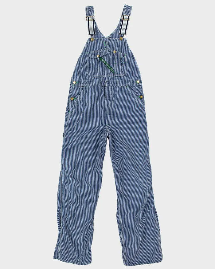 Vintage 90s Key Stripe Dungarees - W35 L31 sold by Rokit