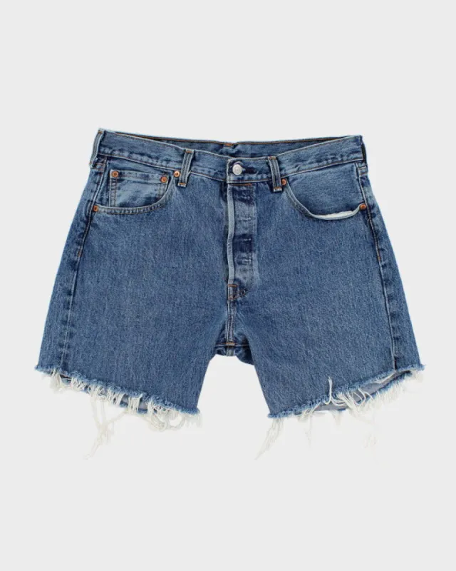 Vintage Levi's Medium Wash Denim Cut-Off Shorts - M sold by Rokit