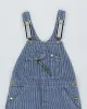 Vintage 90s Key Stripe Dungarees - W35 L31 sold by Rokit