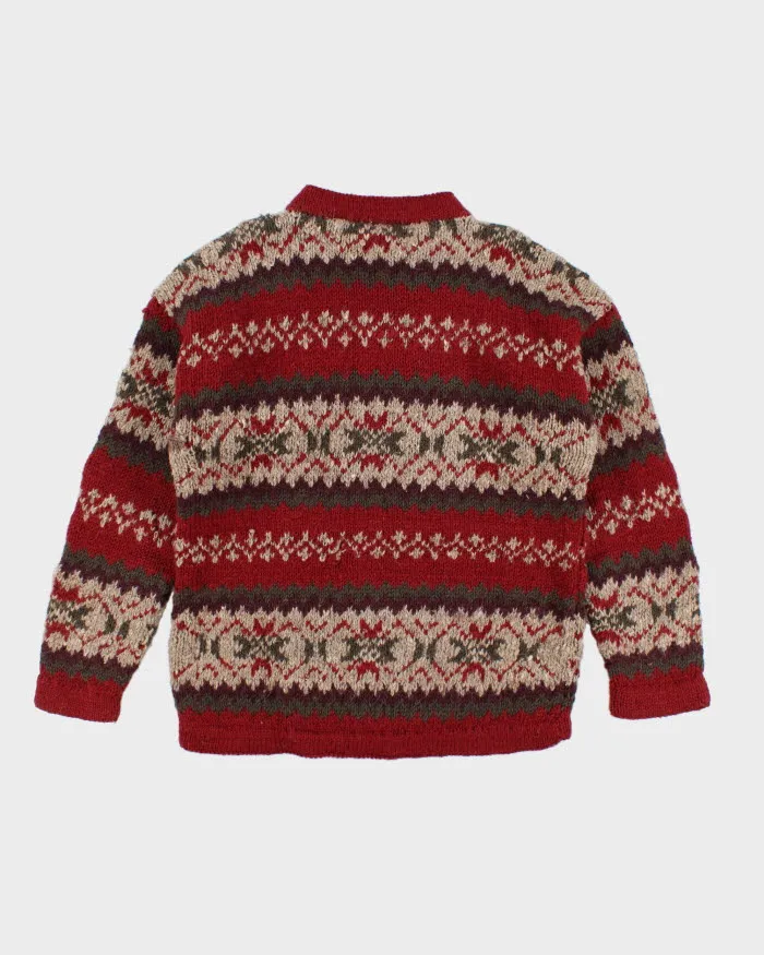 Vintage Patterned Chunky Wool Jumper - XXL sold by Rokit product image thumbnail 2