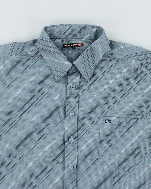 Y2k 00s Point Zero Stripe Shirt - L sold by Rokit product image thumbnail 3