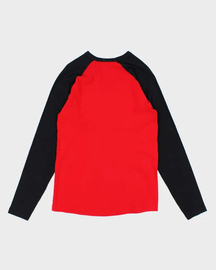 Graphic Print Baseball Style Long Sleeve T-Shirt - M sold by Rokit product image thumbnail 2