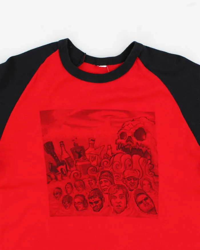 Graphic Print Baseball Style Long Sleeve T-Shirt - M sold by Rokit product image thumbnail 3