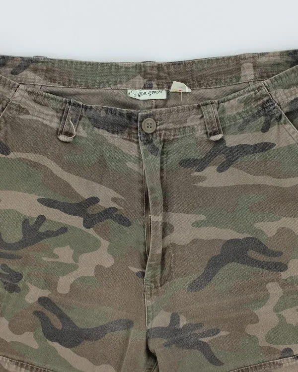 Vintage Side Street Camouflage Cargo Shorts - W38 L10 sold by Rokit product image thumbnail 3