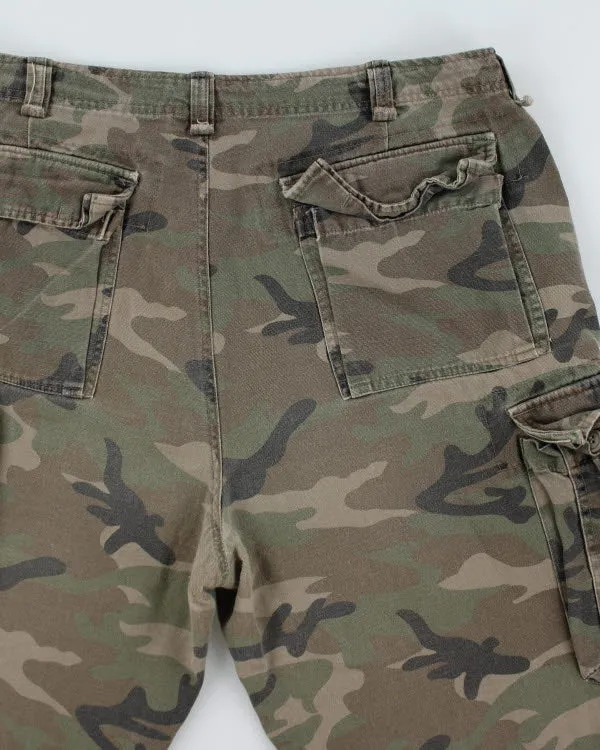 Vintage Side Street Camouflage Cargo Shorts - W38 L10 sold by Rokit product image thumbnail 4