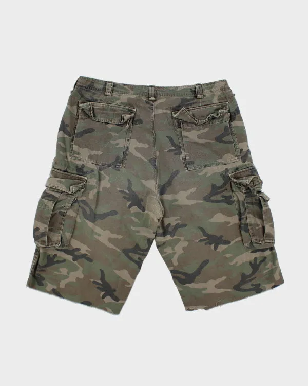 Vintage Side Street Camouflage Cargo Shorts - W38 L10 sold by Rokit product image thumbnail 2