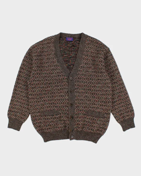 Vintage 90s Example by Missoni Wool Blend Chunky Cardigan - L sold by Rokit
