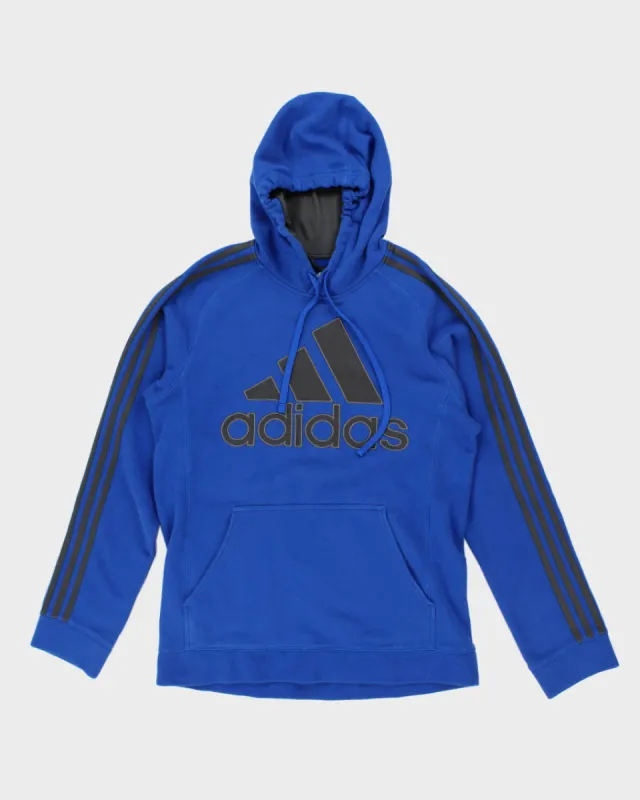 Vintage Men's Blue Adidas Hoodies - M sold by Rokit