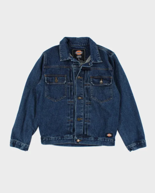 Vintage Dickies Workwear Dark Wash Denim Jacket - L sold by Rokit