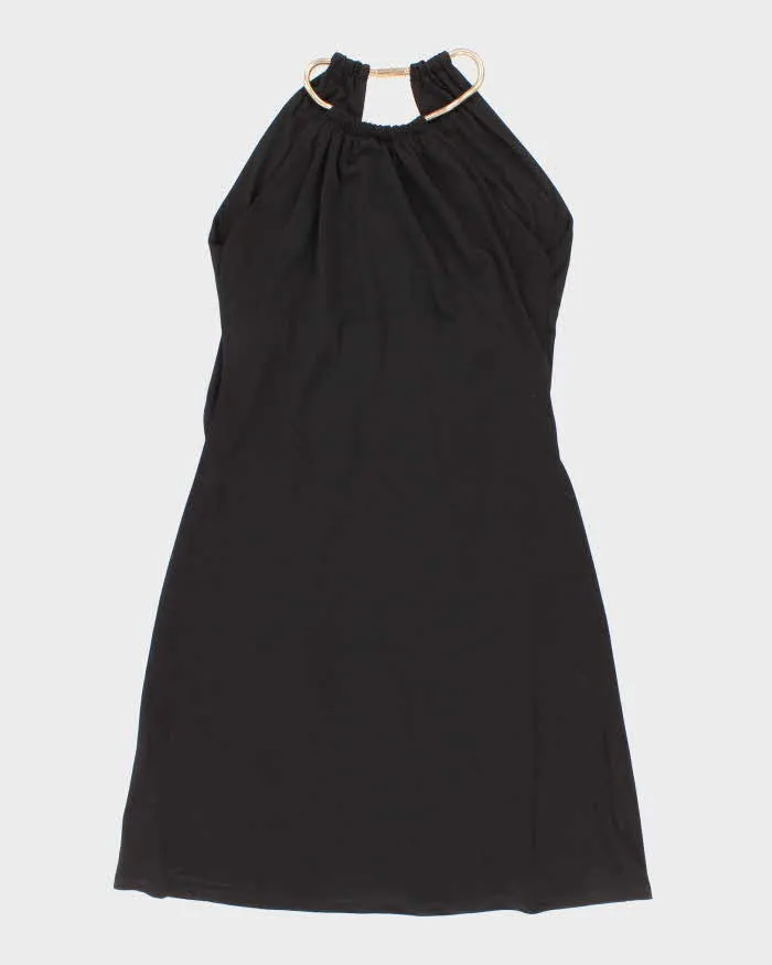 Vintage Woman's Black Calvin Klein Black Evening Dress - M sold by Rokit