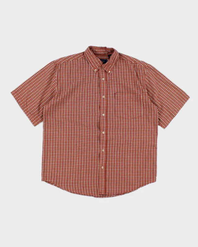 Vintage Y2k 00s Izod Check Shirt - M sold by Rokit