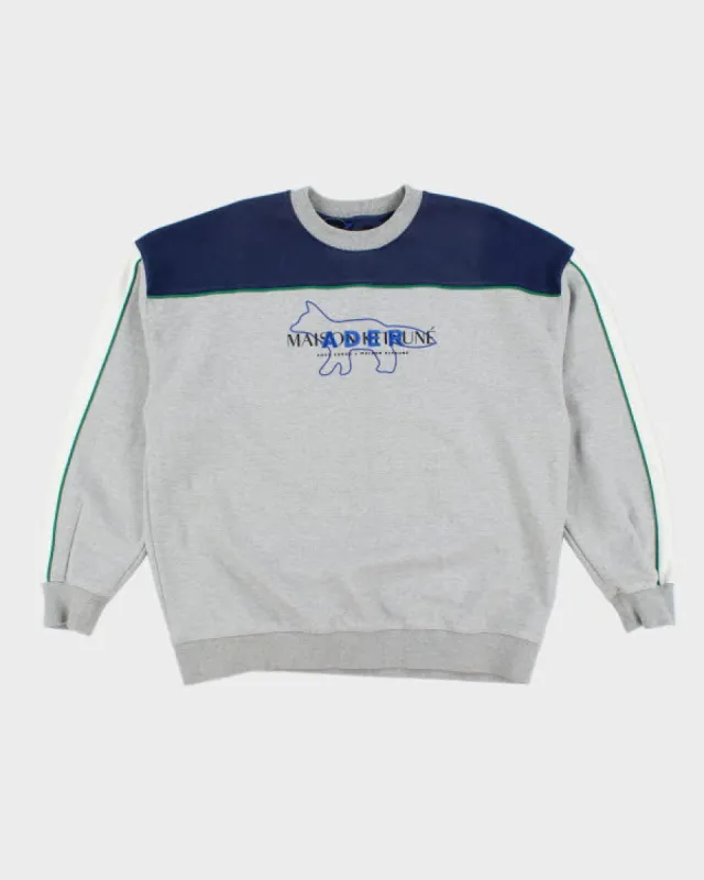 Ader Error x Maison Kitsune Sweatshirt - L sold by Rokit
