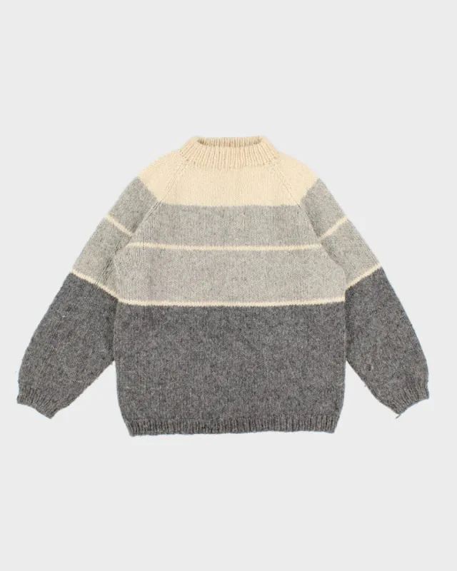 Vintage Handmade Knit Jumper - L sold by Rokit