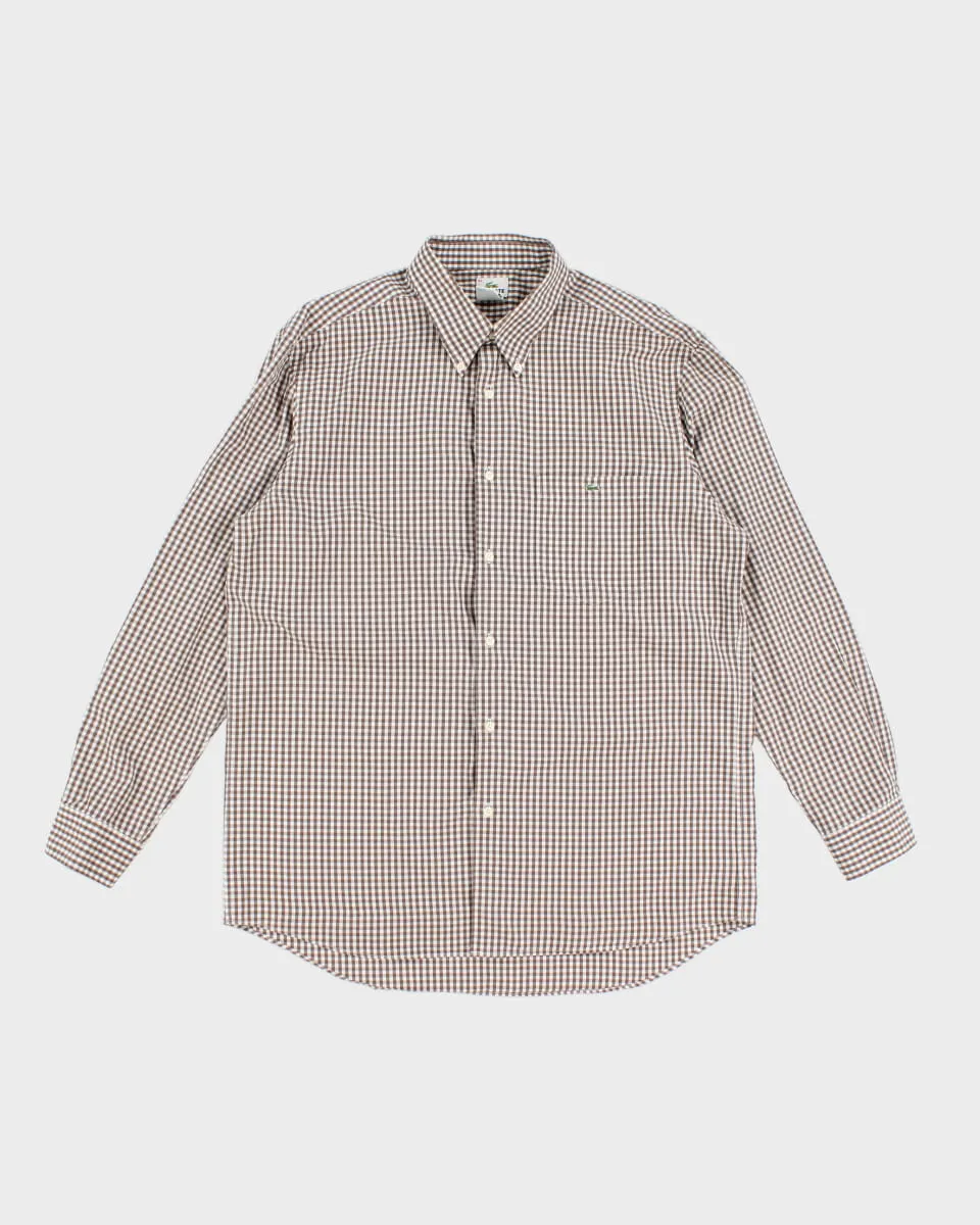 00s Lacoste Check Shirt - L sold by Rokit
