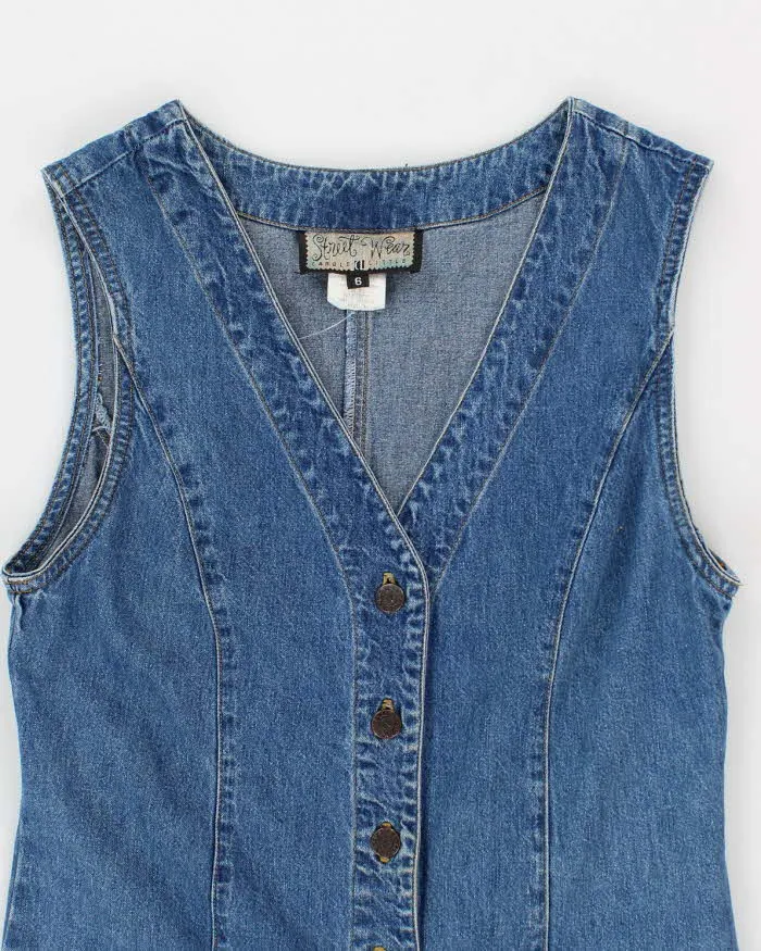 Vintage 90s Street Wear Denim Maxi Dress - M sold by Rokit product image thumbnail 3