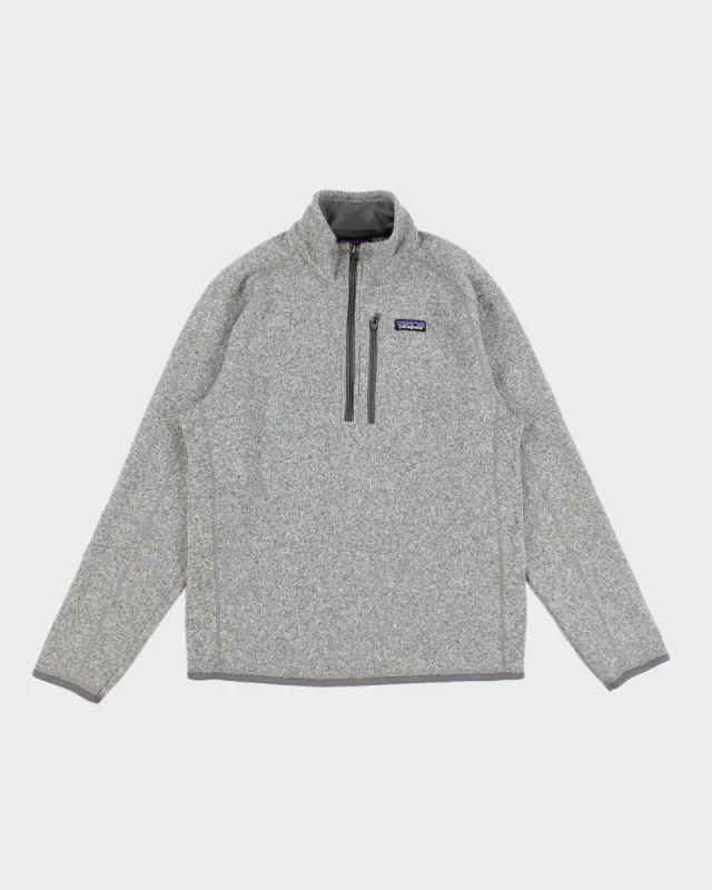 Patagonia Men's Grey Quarter Zip Fleece - M sold by Rokit