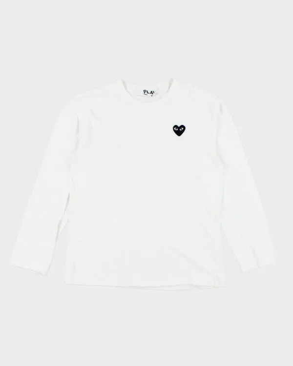 Comme Des Garcons Play Long Sleeve T-shirt - L sold by Rokit
