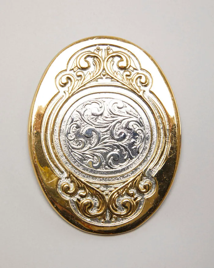 Vintage 90s Western Floral Paisley Belt Buckle sold by Rokit product image thumbnail 3