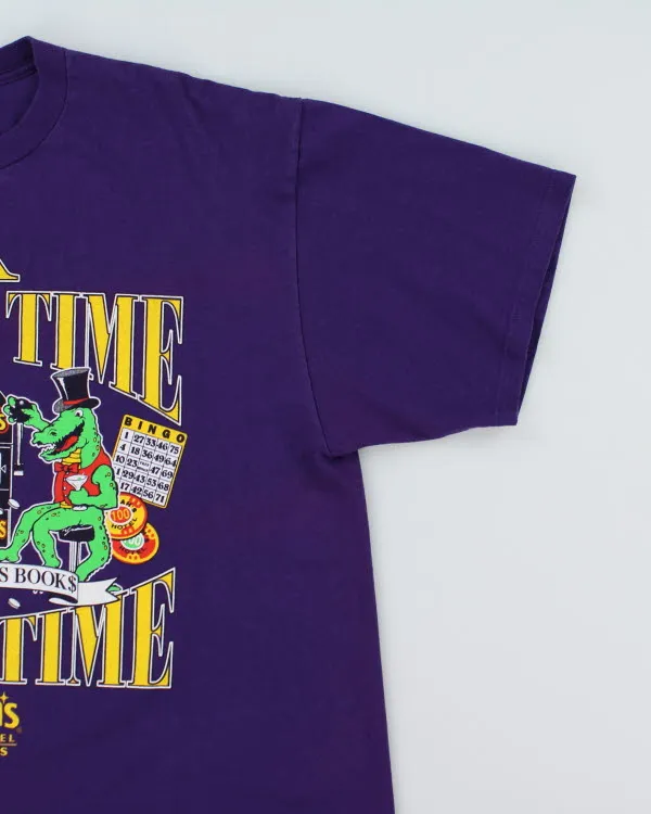 Vintage 90's Casino Crocodile T-Shirt - XXL sold by Rokit product image thumbnail 4