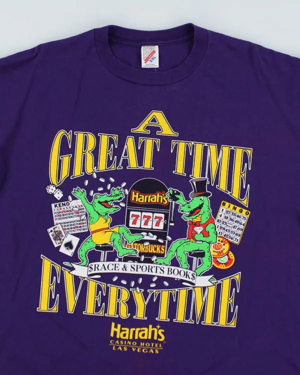 Vintage 90's Casino Crocodile T-Shirt - XXL sold by Rokit product image thumbnail 3