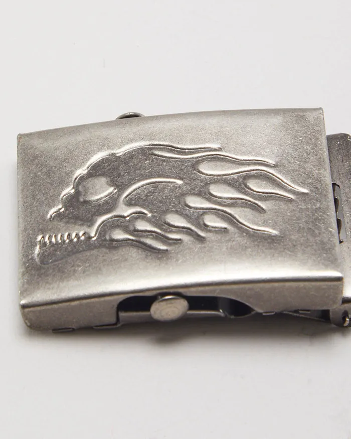 Vintage Skull Flame Belt Buckle sold by Rokit product image thumbnail 3