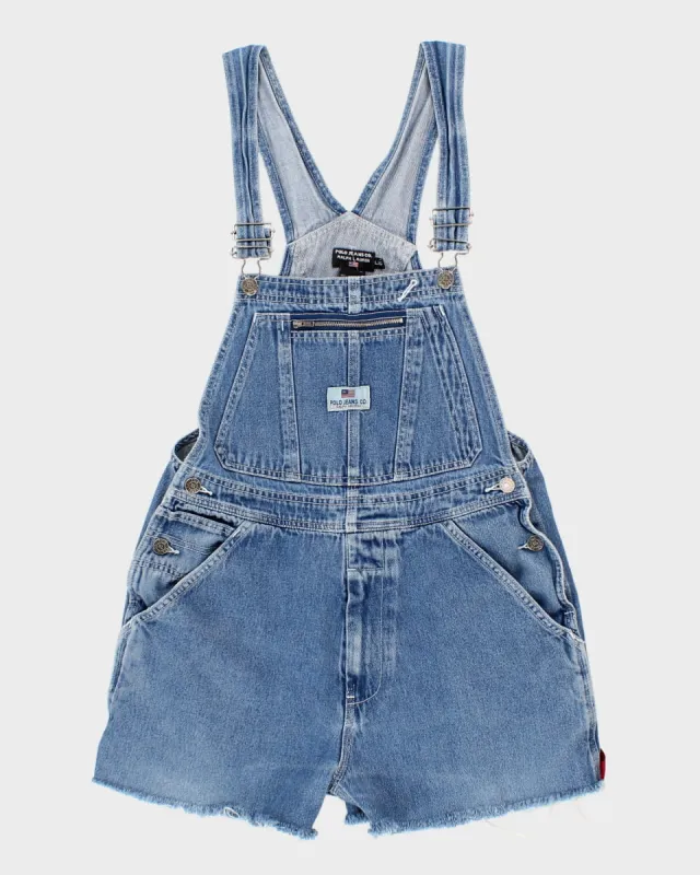 Vintage 90s Polo Jeans Co Denim Dungarees - XS/S sold by Rokit