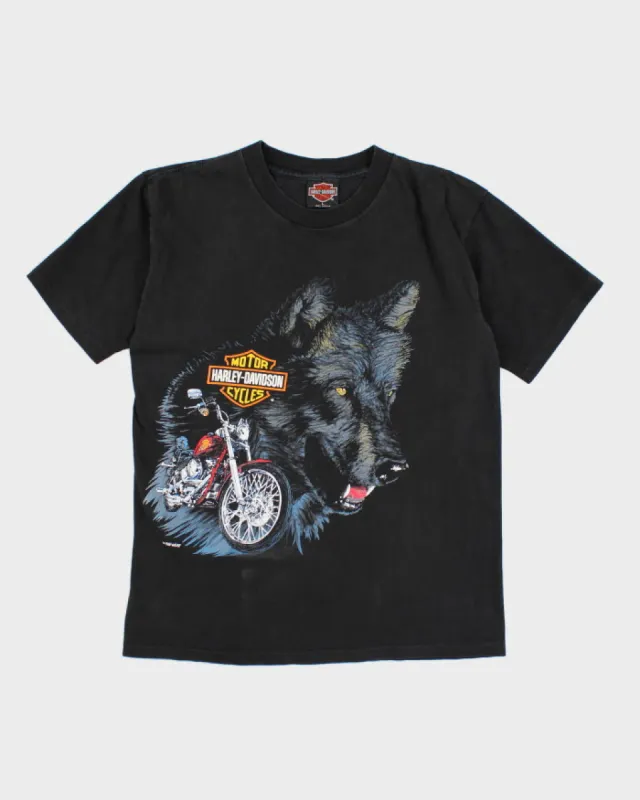 Vintage 90's Single Stitch Harley Davidson T-Shirt - M sold by Rokit