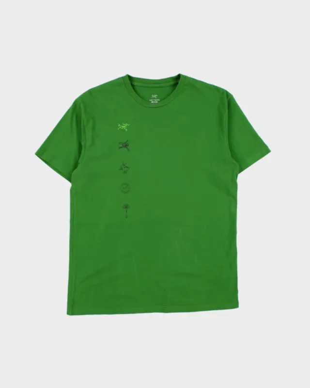Men's Arc'teryx Green T-Shirt- M sold by Rokit
