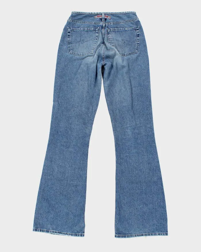 Vintage Y2K Light Wash Flare Jeans - W24 L33 sold by Rokit product image thumbnail 2