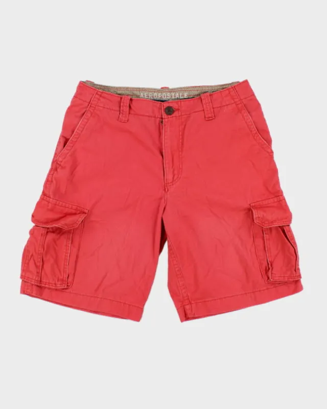 Vintage Heavyweight Pink Cargo Shorts - W33 L10 sold by Rokit