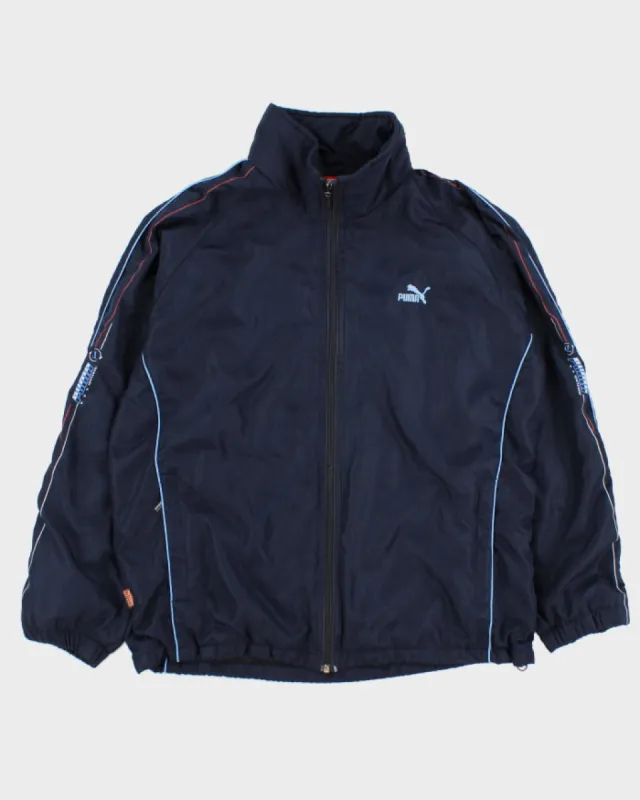 90s Vintage Men's Navy Puma Track Jacket - L sold by Rokit