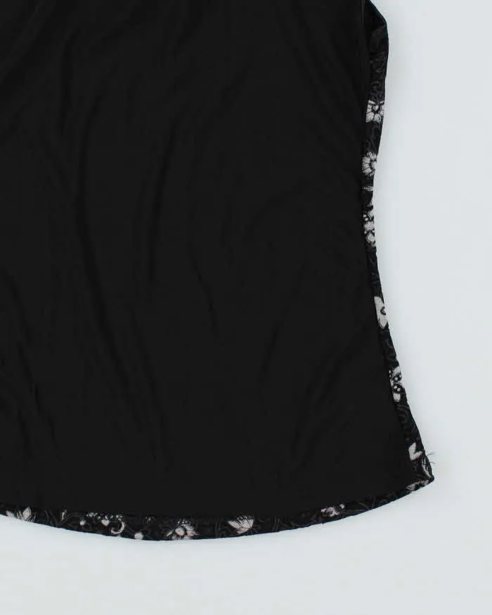 Y2k 00s La Vie En Rose Black Floral Cami - M sold by Rokit product image thumbnail 4
