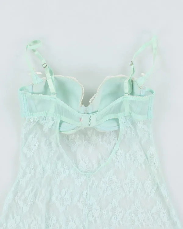 Y2k 00s Blue Mesh Cami - S sold by Rokit product image thumbnail 4