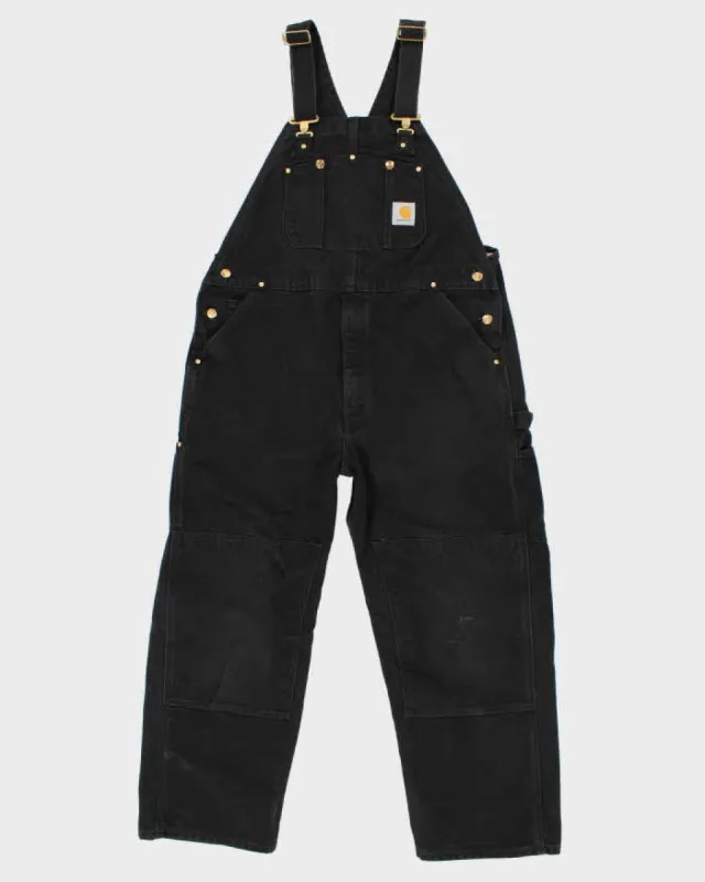 Mens Black Carhartt Dungarees - L sold by Rokit