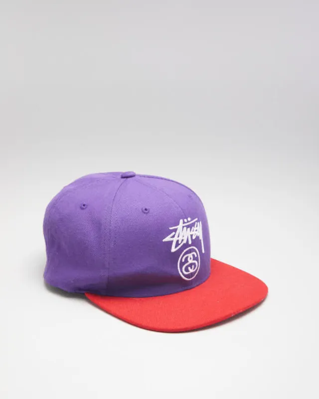 Starter The Natural Stussy Purple & Red Snapback sold by Rokit