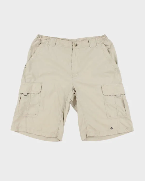 Columbia Beige Cargo Sports Shorts - W32 sold by Rokit