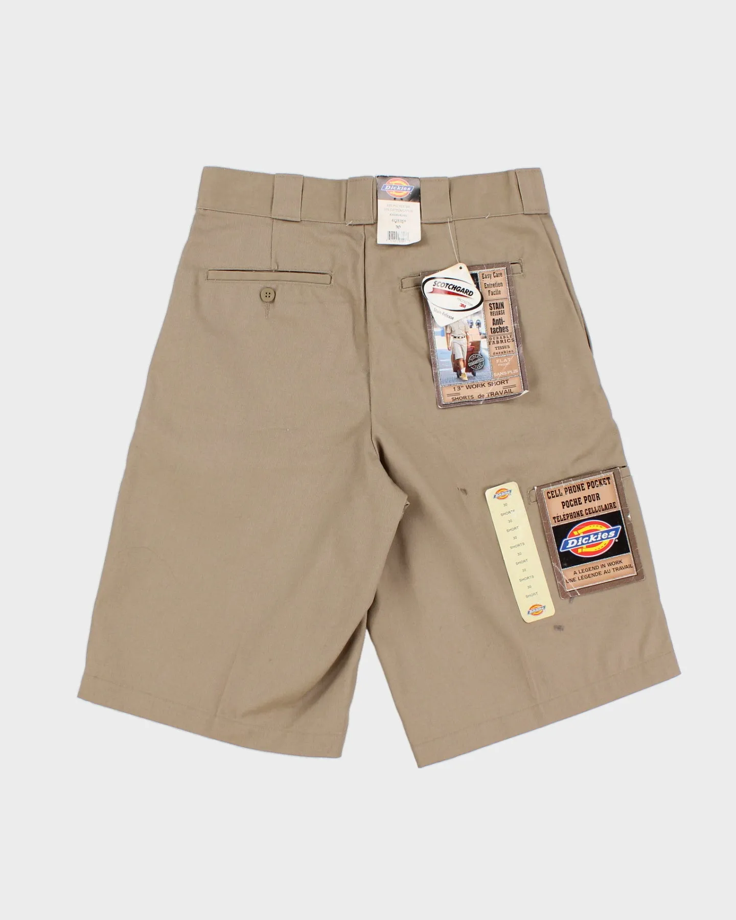 Vintage 00s Dickies Khaki Work Shorts - W30 sold by Rokit product image thumbnail 2