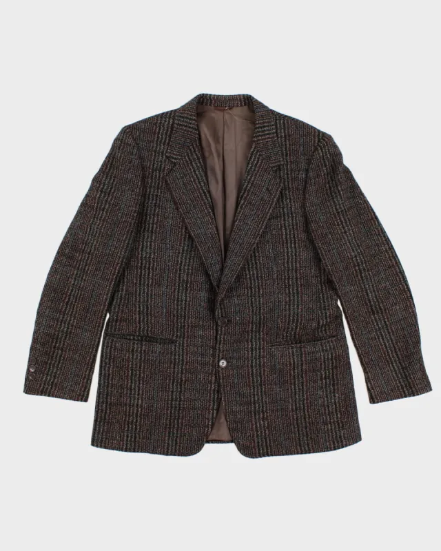Vintage Savile Row Wool Tweed Blazer - L sold by Rokit