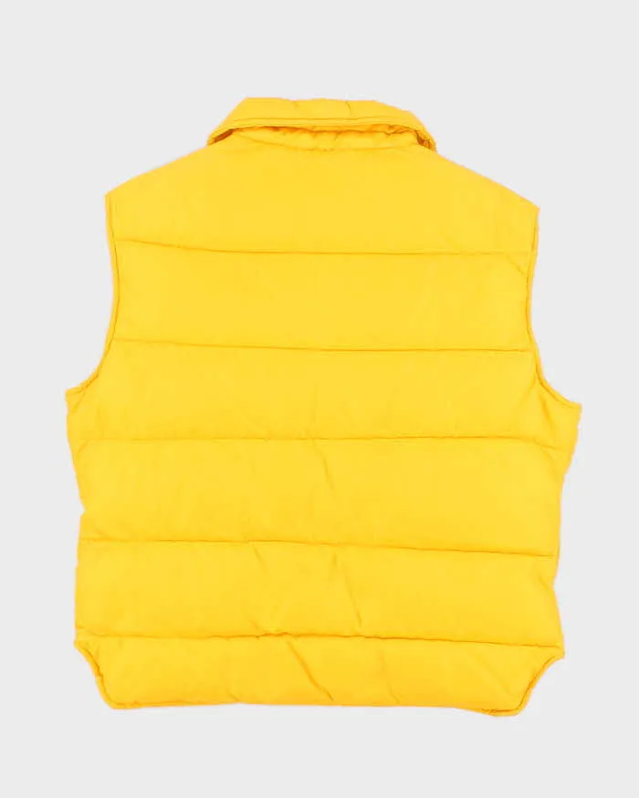 80s Vintage Men's Yellow Padded Gilet - S sold by Rokit product image thumbnail 2