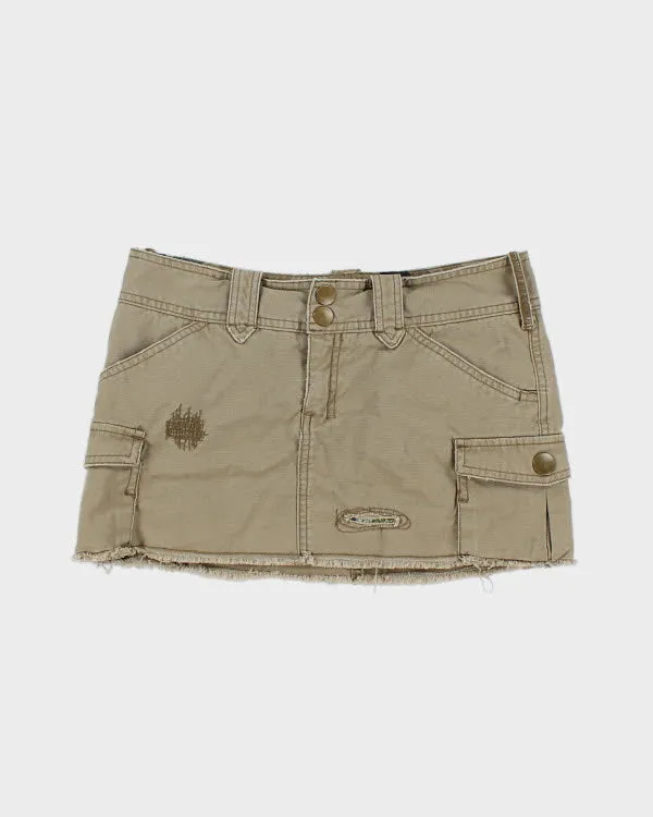 Y2k 00s Talula Distressed Mini Cargo Skirt - S sold by Rokit