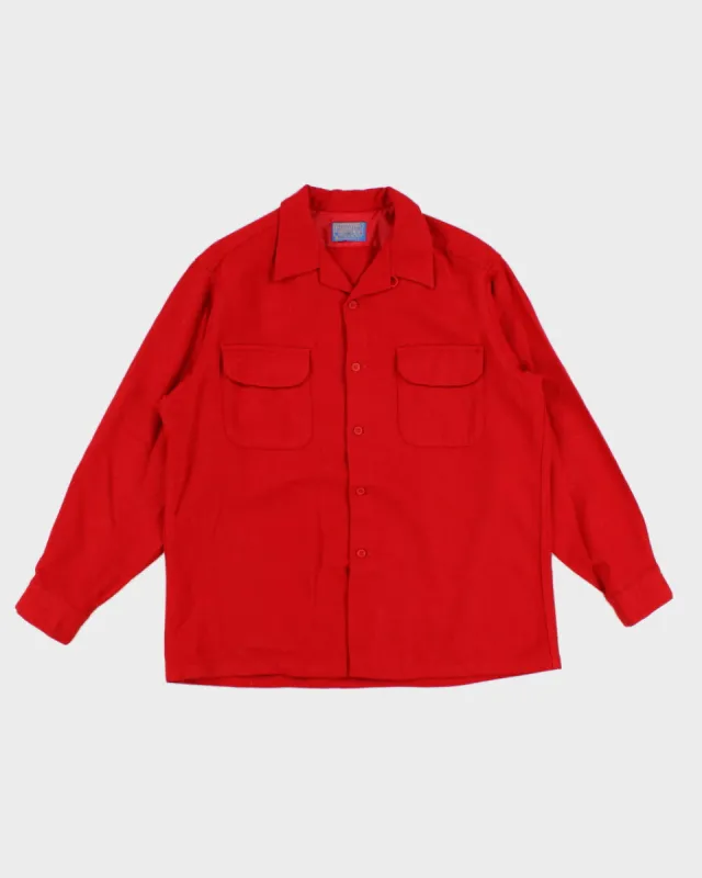 Men's Red Pendleton Wool Shirts - L sold by Rokit