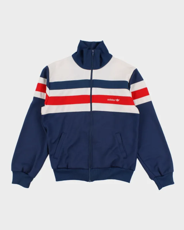 トップス 70-80s adidas ATP Navy Track Jacket Vtg 80s Adidas ATP Track Jacket Medium Navy Blue Keyrolan 3