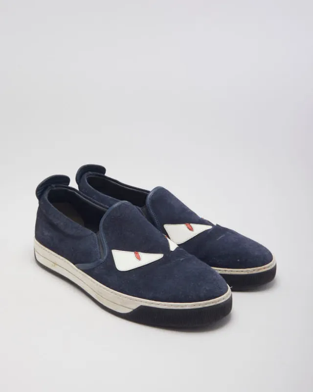 Fendi Monster 3D Eyes Slip-On Trainers - UK 8 sold by Rokit